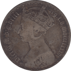 1886 FLORIN ( FINE ) - Florin - Cambridgeshire Coins