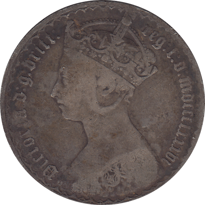 1886 FLORIN ( FINE ) - Florin - Cambridgeshire Coins