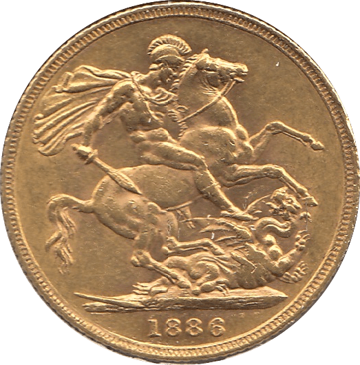 1886 GOLD SOVEREIGN ( EF ) SYDNEY MINT - Sovereign - Cambridgeshire Coins