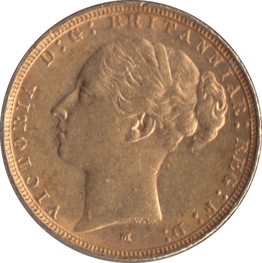 1886 GOLD SOVEREIGN ( GVF ) MELBOURNE MINT - Sovereign - Cambridgeshire Coins