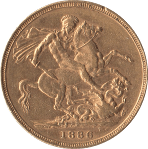 1886 GOLD SOVEREIGN ( GVF ) SYDNEY MINT - Sovereign - Cambridgeshire Coins