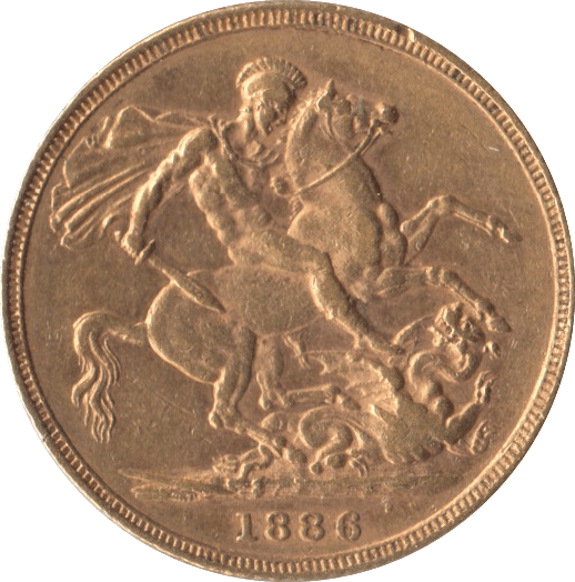 1886 GOLD SOVEREIGN ( GVF ) SYDNEY MINT - Sovereign - Cambridgeshire Coins