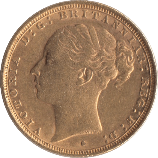 1886 GOLD SOVEREIGN ( GVF ) SYDNEY MINT - Sovereign - Cambridgeshire Coins