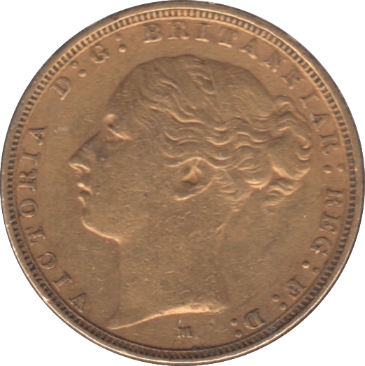 1886 GOLD SOVEREIGN MELBOURNE ( VF ) - Sovereign - Cambridgeshire Coins