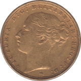 1886 GOLD SOVEREIGN MELBOURNE ( VF ) - Sovereign - Cambridgeshire Coins