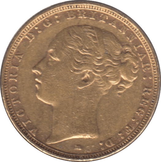 1886 GOLD SOVEREIGN MELBOURNE ( VF ) - Sovereign - Cambridgeshire Coins