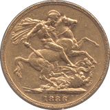 1886 GOLD SOVEREIGN MELBOURNE ( VF ) - Sovereign - Cambridgeshire Coins