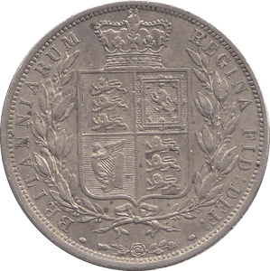 1886 HALFCROWN ( EF ) - Halfcrown - Cambridgeshire Coins