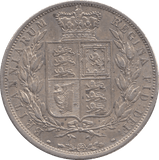 1886 HALFCROWN ( EF ) - Halfcrown - Cambridgeshire Coins