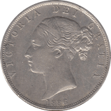 1886 HALFCROWN ( EF ) - Halfcrown - Cambridgeshire Coins