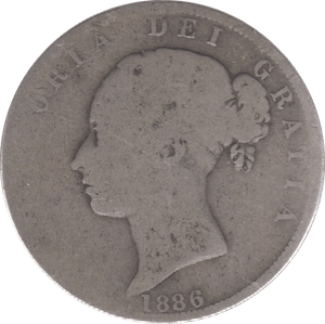 1886 HALFCROWN ( FAIR ) 10 - Halfcrown - Cambridgeshire Coins