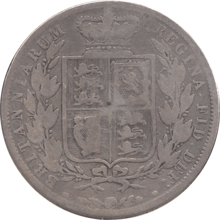 1886 HALFCROWN ( FAIR ) 4 - Halfcrown - Cambridgeshire Coins