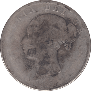 1886 HALFCROWN ( FAIR ) 4 - Halfcrown - Cambridgeshire Coins