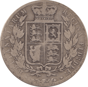 1886 HALFCROWN ( NF ) 4 - HALFCROWN - Cambridgeshire Coins