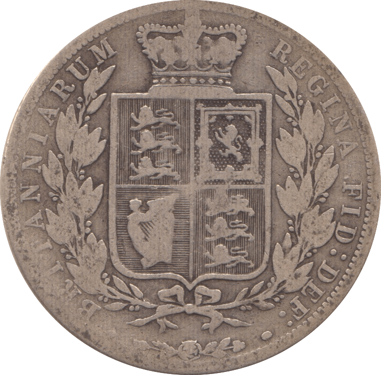 1886 HALFCROWN ( NF ) 4 - HALFCROWN - Cambridgeshire Coins