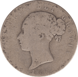 1886 HALFCROWN ( NF ) 4 - HALFCROWN - Cambridgeshire Coins