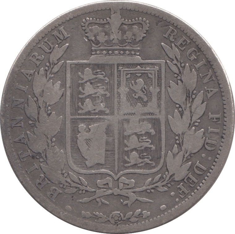 1886 HALFCROWN ( NF ) - HALFCROWN - Cambridgeshire Coins