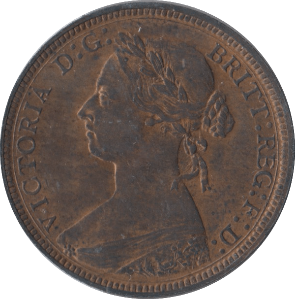 1886 HALFPENNY ( BU ) - Halfpenny - Cambridgeshire Coins