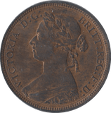 1886 HALFPENNY ( BU ) - Halfpenny - Cambridgeshire Coins