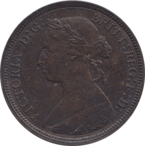 1886 HALFPENNY ( EF ) 9 - Halfpenny - Cambridgeshire Coins