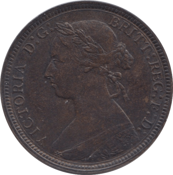 1886 HALFPENNY ( EF ) 9 - Halfpenny - Cambridgeshire Coins