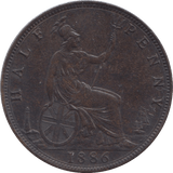 1886 HALFPENNY ( EF ) 9 - Halfpenny - Cambridgeshire Coins
