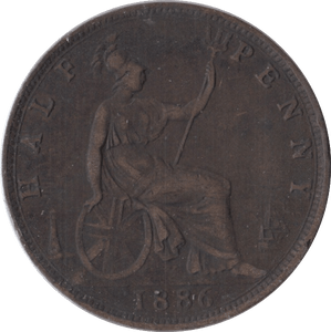 1886 HALFPENNY ( GF ) - Halfpenny - Cambridgeshire Coins