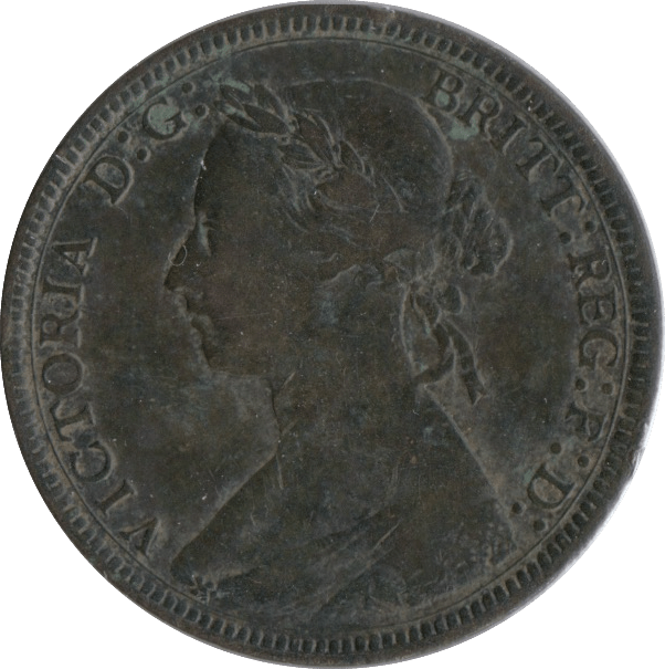 1886 HALFPENNY ( VF ) - Halfpenny - Cambridgeshire Coins