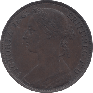 1886 PENNY ( EF ) 7 - Penny - Cambridgeshire Coins