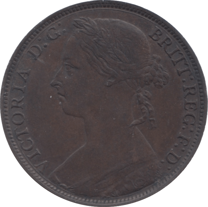 1886 PENNY ( EF ) 7 - Penny - Cambridgeshire Coins