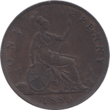 1886 PENNY ( EF ) 7 - Penny - Cambridgeshire Coins