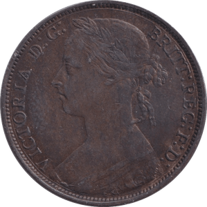 1886 PENNY ( GVF ) - Penny - Cambridgeshire Coins