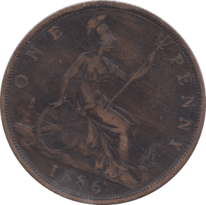 1886 PENNY - Penny - Cambridgeshire Coins