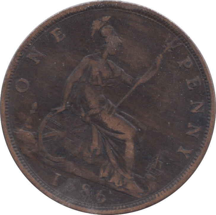1886 PENNY - Penny - Cambridgeshire Coins