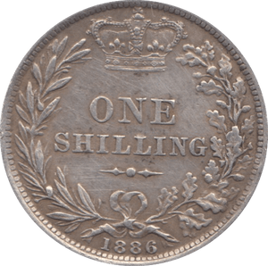 1886 SHILLING ( EF ) 2 - Shilling - Cambridgeshire Coins