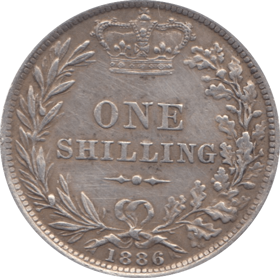 1886 SHILLING ( EF ) 2 - Shilling - Cambridgeshire Coins