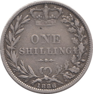 1886 SHILLING ( FINE ) - Shilling - Cambridgeshire Coins