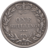 1886 SHILLING ( FINE ) - Shilling - Cambridgeshire Coins