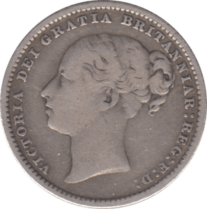 1886 SHILLING ( FINE ) - Shilling - Cambridgeshire Coins