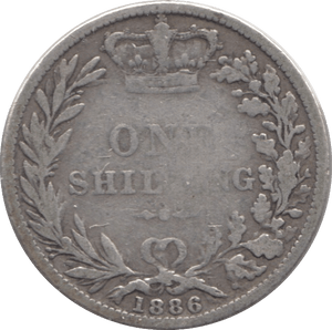 1886 SHILLING ( NF ) 8 - Shilling - Cambridgeshire Coins