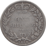 1886 SHILLING ( NF ) 8 - Shilling - Cambridgeshire Coins