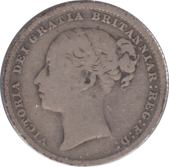 1886 SHILLING ( NF ) - Shilling - Cambridgeshire Coins