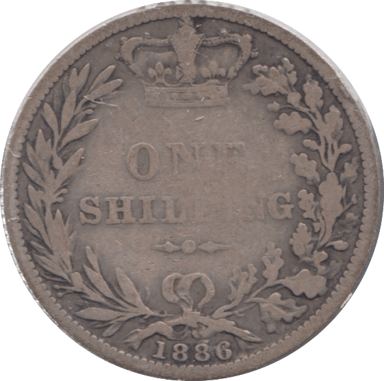 1886 SHILLING ( NF ) - Shilling - Cambridgeshire Coins