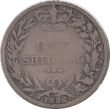 1886 SHILLING ( NF ) - Shilling - Cambridgeshire Coins