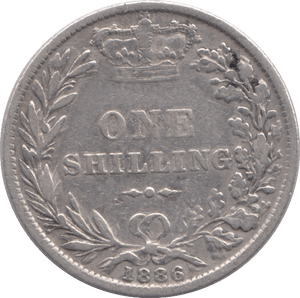 1886 SHILLING ( NF ) - Shilling - Cambridgeshire Coins