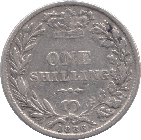 1886 SHILLING ( NF ) - Shilling - Cambridgeshire Coins