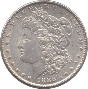 1886 SILVER MORGAN DOLLAR USA - SILVER WORLD COINS - Cambridgeshire Coins