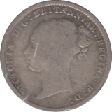 1886 SILVER THREEPENCE ( FAIR ) - Cambridgeshire Coins