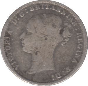1886 SILVER THREEPENCE ( FAIR ) - Cambridgeshire Coins