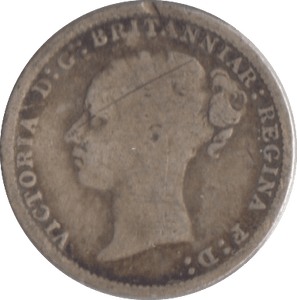 1886 SILVER THREEPENCE ( FAIR ) - Threepence - Cambridgeshire Coins